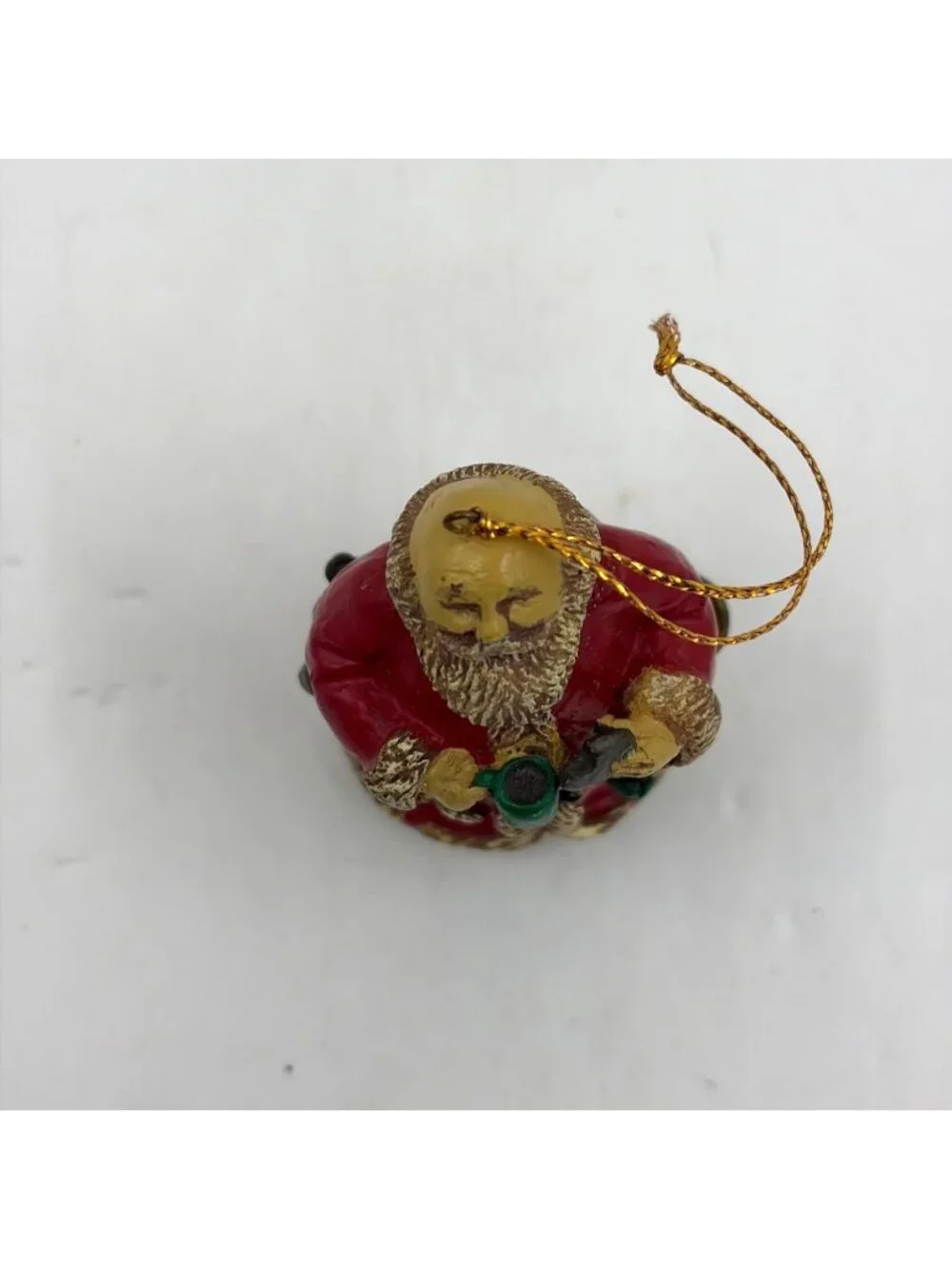 Vintage American Greetings Forget Me Not Father Christmas Ornament 1991